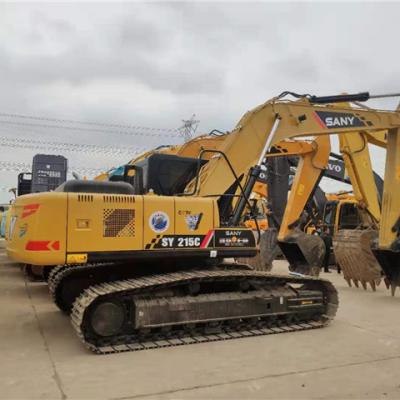 China Construction worksÂ   Made in China Domestic San1y Few Working Hours SY 215-9 Medium Size Used Hydraulic Excavator for sale