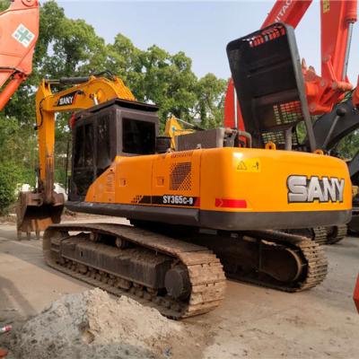 China Construction worksÂ   China Made Domestic San1y Few Working Hours Used Mid Size Hydraulic Excavator SY365-9 for sale