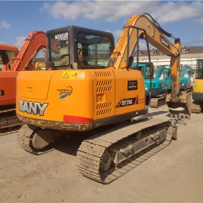 China Construction worksÂ   Made in China Domestic San1y Few Working Hours SY85-9 Small Size Used Hydraulic Excavator for sale