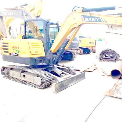 China Construction worksÂ   Made In China Domestic Sany Little Work Hours SY55-9 Small Min Sized Used Hydraulic Excavator for sale