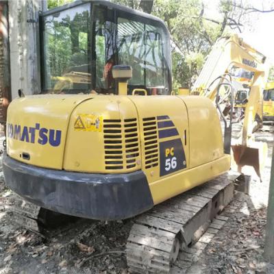 China Construction worksÂ   Japanese made in 2017 manufactured Komatsu PC56-7 crawling excavator for mining use for sale