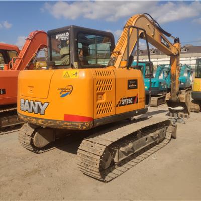 China Hotels SANY 95 Used Excavator 10 Tonnage Excavator Energy Saving for sale