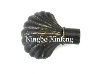 China 25mm Curtain Rod Ends Finials for sale