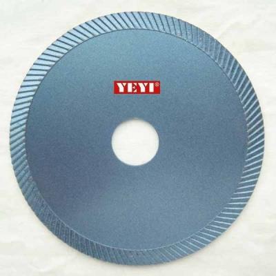 China Sintered Diamond Saw Blades Fine Turbo Style for cutting Ceramic Pipe , Kerbs , Fiber Glass for sale