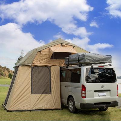 China Aluminum Alloy 2 Person Ultralight Car Windproof Hard Shell Roof Top Tent for sale