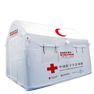 China Easy Install Large Outdoor Removable Inflatable Medical Disinfection Tent for sale