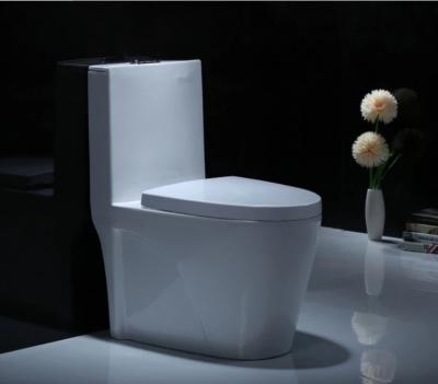 China Double-Flow Gold Black Red Color S P Trap Ceramic Toilet Bowl For South American for sale