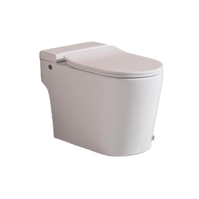 China Double-Flow Luxury Ceramic No Tank Electric Pulse Tankless Toilet For Hotel for sale