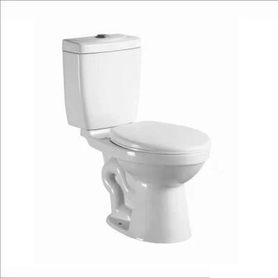 China Double-Flow Hotel Villa Apartment Strap Rough-in Two-Piece Siphonic Toilets for sale