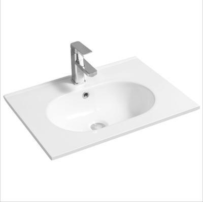 China Best Sale Modern Designs Odm Easy Clean Wall Hung Good Quality White Ceramic Slim Basin for sale