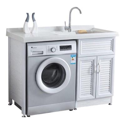 China Modern Hot Sale Washing Machine Bathroom Vanity Wash Cabinet for sale