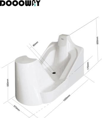 China For use new muslim design wudu wash acrylic sink for bathroom for sale