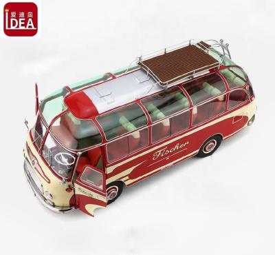 China Diecast Toy Factory Made Toy Diecast Vehicles Old Bus Diecast Scale Models for sale