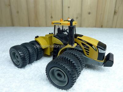 China Diecast Toy Tractor Toy Models OEM Cultivating Toy Tractor 1/64 Scale for sale