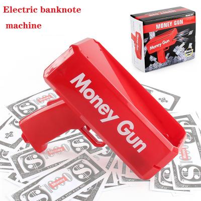 China Factory Custom High Quality Electric Gun Banknote Recycled Party Game Movie Prop Money Dollars $100 for sale