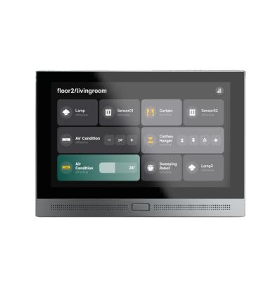 China Wifi and Multimedia Control Ultra-thin Metal Body Control Panel Smart Home Screen for sale