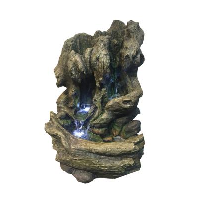 China Concrete Log or Cement Resin Garden Water Fountain for Outdoor for sale