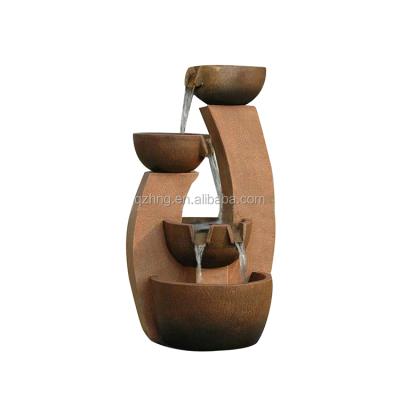 China Contemporary Outdoor Old Style 3 Tier Bowl Waterfall Fountain for sale