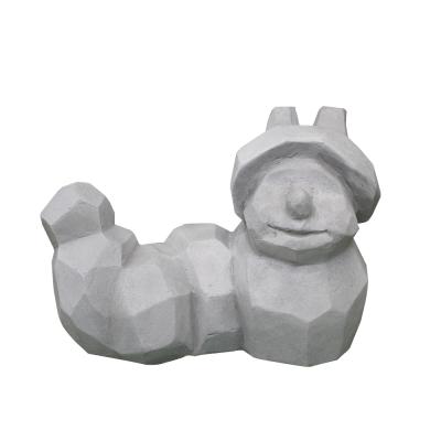 China Outdoor Decoration Eco - Friendly Garden Animals Caterpillar Sworm Sculpture for sale