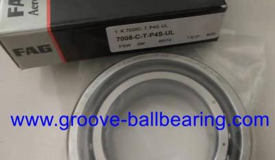 China 40*68*15mm Angular Contact Ball Bearing , Precision Spindle Bearings 7008C-T-P4S-UL for sale