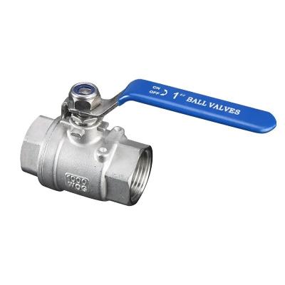 China Stainless Steel 2pc Ball Valve 3 inch 6 inch DN50 PN40 32mm 400 wog for Hydraulic DIN API 6d and Heavy-Duty Applications for sale