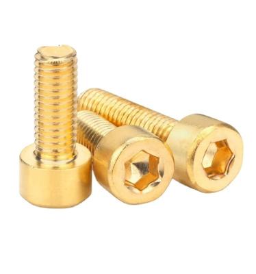 China Metric Brass Cylinder Head Bolts for Construction DIN Standard M2 M2.5 M3 M4 M5 M6M8 M10 M12 M14 M16 M18 M20 M24 M27 M30 for sale