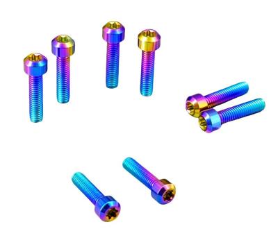 China JIS Standard ZINC Finish Durable M6 *40mm Titanium Alloy Torx Head Bolts Screw for Motor Front Wheel Hub Scooter for sale