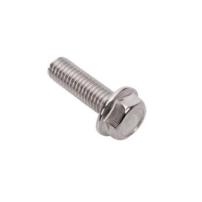 China Sliver ZINC Finish SUS304 316 Hex Flange Head Bolts M5 M6 M8 M10 M12 M14 M16 M20 DIN ISO Coarse Fine Thread Pitch Grade 304/316 for sale