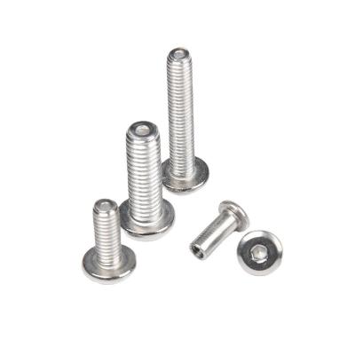 China 304 Stainless Steel Flat Chamfer Head Hex Socket Furniture Accessories Wood Screw for Metric Measurement System High Wood for sale