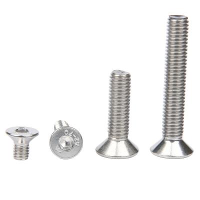 China BS Standard 304 Stainless Steel Phillips Flat Head Screw Countersunk Head Machine Screws Phillips Pointed Tail Self-Tapping Screws M2 for sale