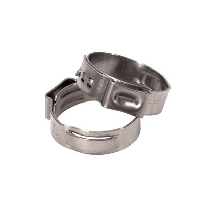 China ZINC Finish General Industry Stepless Car Hydraulic Air Single Ear Stainless Steel 201 304 316 Hose Clamp Heavy Duty Clamp for sale