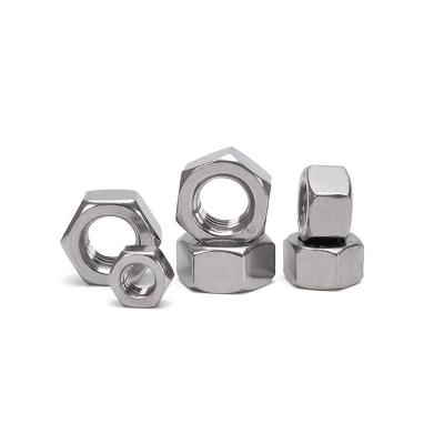 China Corrosion-Resistant JIS Standard Chrome Plated Stainless Steel 201/304/316 Hex Nut with DIN934 Carbon Steel Bolt and Screw for sale