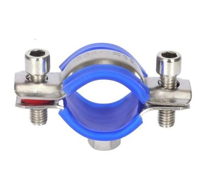 China ISO Standard Stainless Steel Custom U Bolt Pipe Clamp for Carbon Steel Hose Pipe 16-300mm Inch Measurement for sale