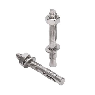 China ISO Standard A2 A4-70 A4-80 S304 SS316 316L Stainless Steel Sleeve Wedge Anchor Bolt for Construction m12 Diameter for sale