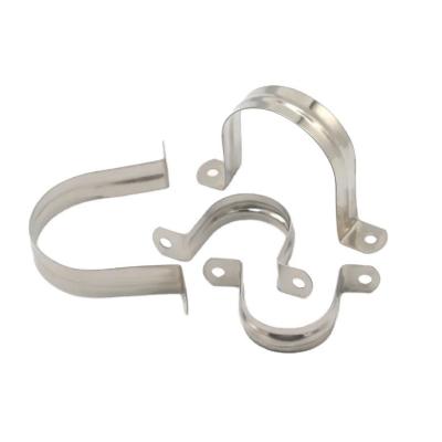 China Metric Measurement System ZINC PVC Pipe Fitting Saddle Clamp Collar Clamp Split Pipe Saddle Clamp for Customized Solutions for sale