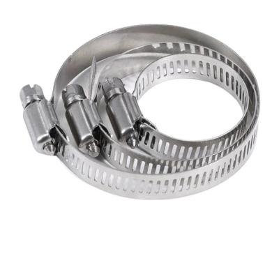 China Large Heavy Duty American Type Pipe Clamp with Metric Measurement and Corrosion-Resistant Stainless Steel Hose Clamp for sale