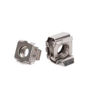 China Alloy Steel M6 Square Locking Cage Nut Nickel Plated for Imperial Measurement System Inch Carbon Steel Stainless Steel 304 for sale