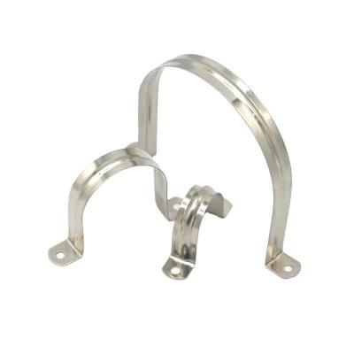 China Stainless Steel U Type Hose Clamp Saddle Clips Pipe Clamp Routing Clamps for Pipe Routing Efficiency and Durability for sale