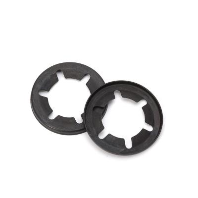 China Plain Finish Black Steel Internal Tooth Quick Starlock Clamp Lock Washers for Retail Industry Equipment Parts for sale