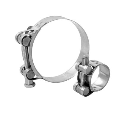 China Industrial Grade JIS Standard Solid Robust Heavy Duty Hose Clamp with Zinc Coating for sale