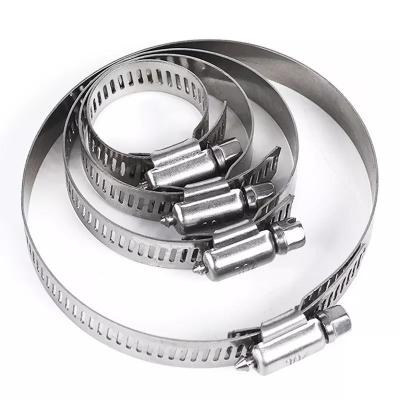 China Metric Measurement System JIS Standard High Torque Stainless Steel Hose Clamp for Heavy Duty Applications for sale