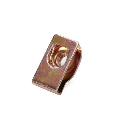 China Measurement system Metric Custom Stainless Steel Q312 Type B M4 M5 M6 M8 U Spring Clip Nut for Leaf Plate Spring Nut for sale