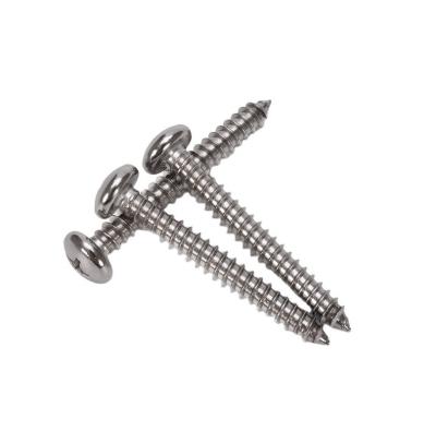 Κίνα Μετρικός ανοξείδωτος χάλυβας 304 Pan Head Tapping Screw Sheet Metal Screw με Cheese Head και χρωματοποιημένο φινίρισμα Din 7981 προς πώληση