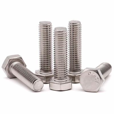 China ISO Standard M1.6 M2 M2.5 M3 M4 M5 M6 M8 M10 M12 M14 M16 M20 Hex Bolts for Industrial Applications INCH Measurement System for sale