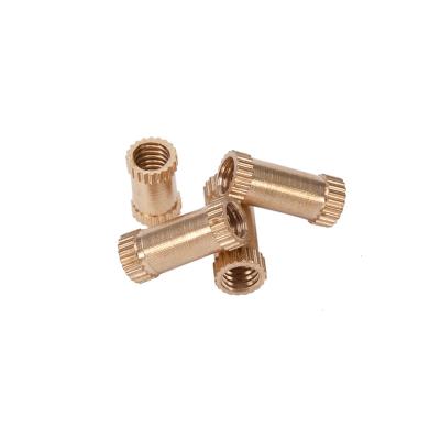 China Brass Threaded Inserts Nuts for Injection Molding M3 M4 M5 M6 M8 M10 M12 1/4 3/8 5/16 in Stainless Steel Customized for sale