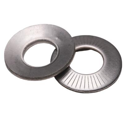 China M3 M4 M5 M6 M8 M10 M12 M16 Lock Washer NFE25511 / SN70093 French Washers Serrated Conical Spring Washer Stainless Steel A2 for sale