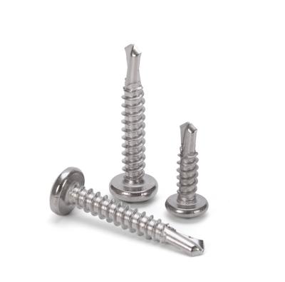 China Steel INCH Measurement System Stainless Steel Phillips Button Head Self Drilling Screw by Oukailuo with ZINC PLATED Finish for sale