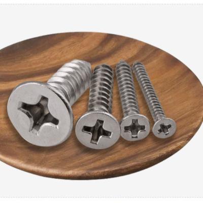 China ANSI/ASME Standard SS304 SS316 Stainless Steel Self Tapping Deck Screw DIN7982 for Construction Corrosion Resistant for sale