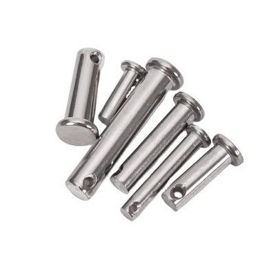 China A2 A4 Stainless Steel Flat Head Shaft Clevis Pins With Hole for Spring Pins Longer Life TiCN Finish Corrosion Resistance for sale