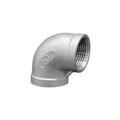 China Stainless Steel Threaded Sanitary Pipe Fittings Union Elbow featuring Connection Nipple for Water Supply Plumbing Connection for sale